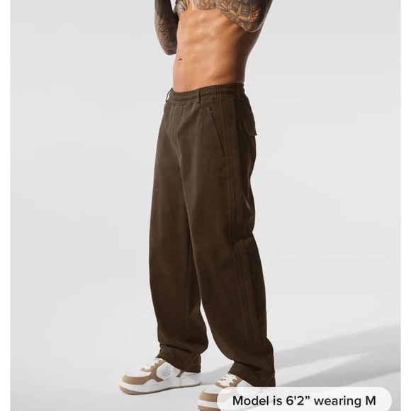 Alo Edition Sueded Straight Leg Pant - Picture 4 of 4